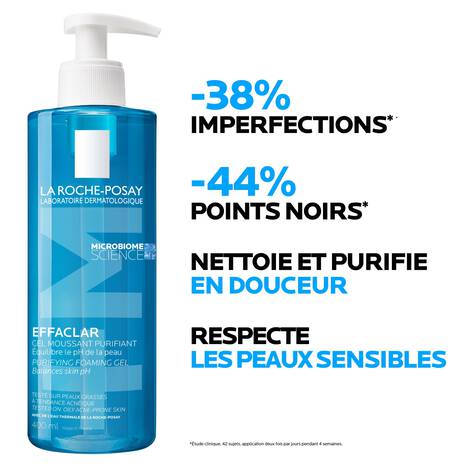 La Roche-Posay EFFACLAR GEL MOUSSANT PURIFIANT NETTOYANT PEAU GRASSE