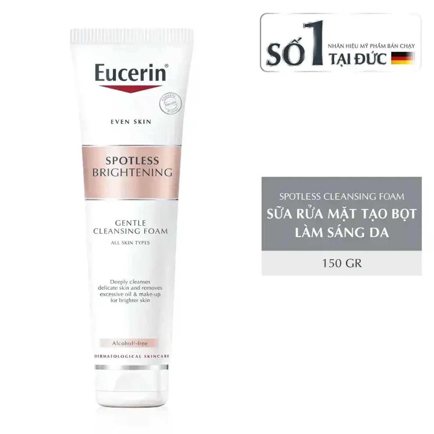 Eucerin SPOTELESS BRIGHTENING Ultra White+ Spotless Gentle Cleansing Foam 150G