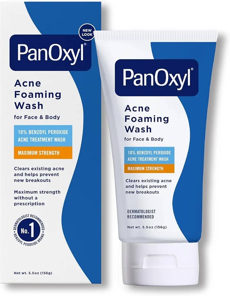PanOxyl Acné Moussant Nettoyant Peroxyde de Benzoyle