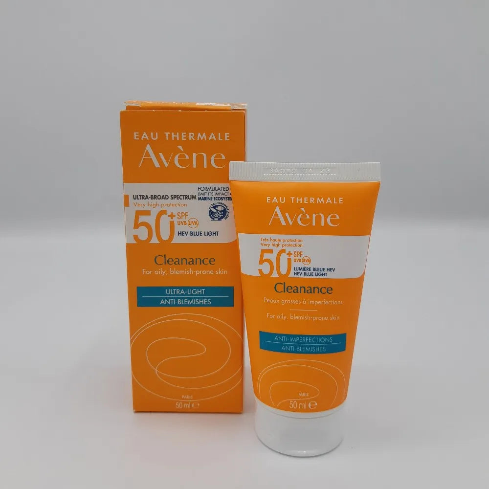 Avéne Crème Solaire Spf 50+ eau thermale cleanance 50 Ml