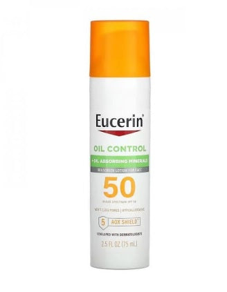 Eucerin Sun Oil Control SPF 50 Face Sunscreen Lotion
