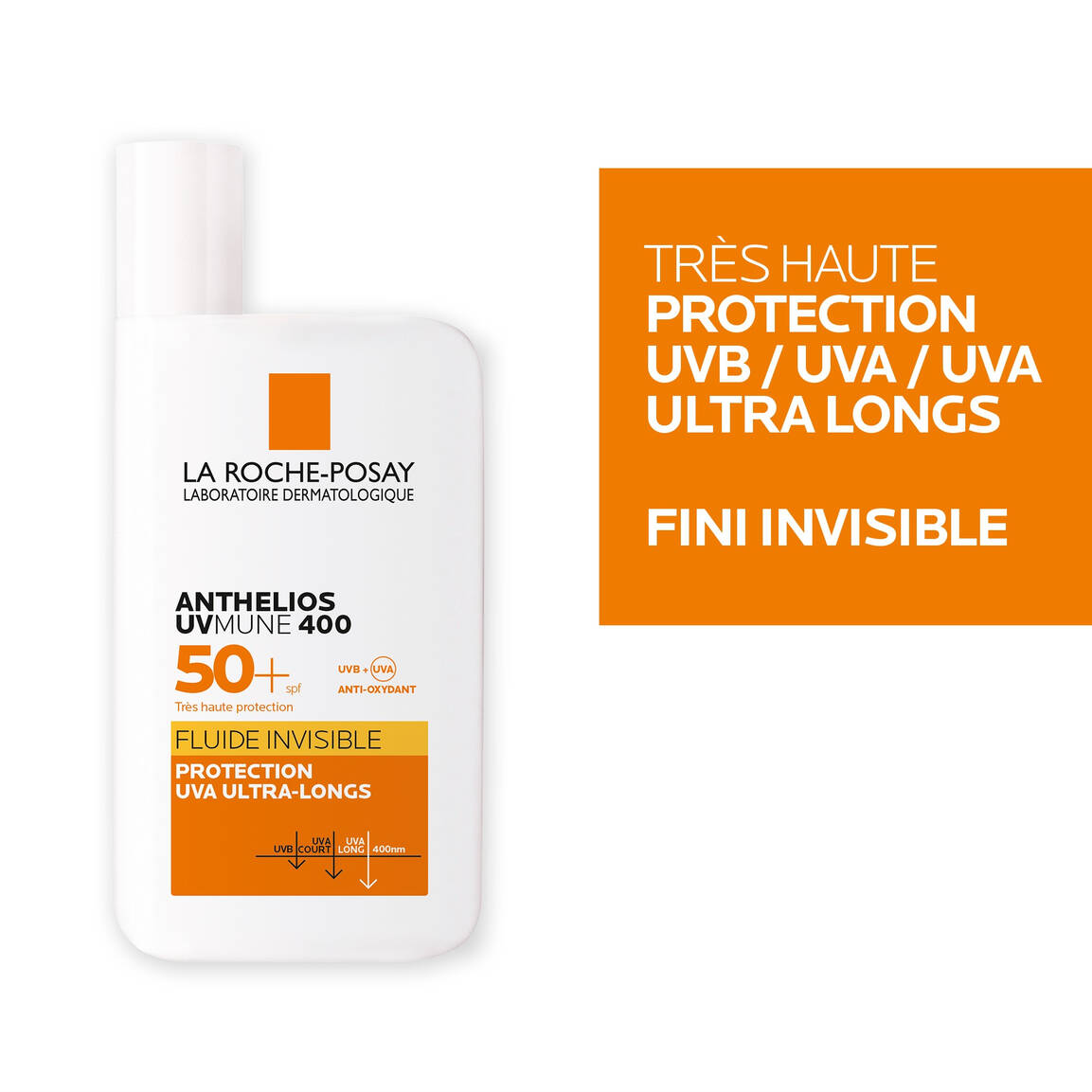 La Roche Posay Anthelios UVMUNE 400 Crème Solaire fluide invisible SPF50+