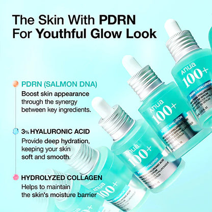ANUA 100+ PDRN Hyaluronic Acid Capsule Serum