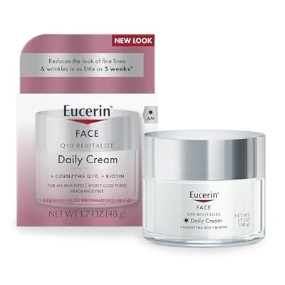 Eucerin, Face, Q10 Revitalize, Night Cream, Fragrance Free, 1.7 fl oz  (48 g)