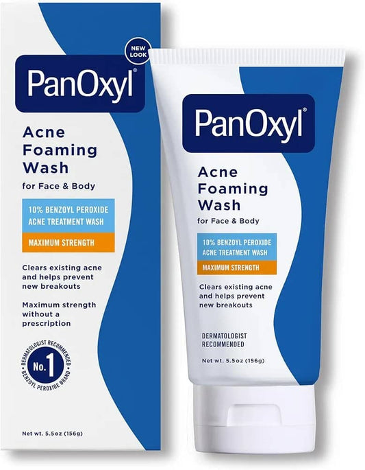 PanOxyl Acné Moussant Nettoyant Peroxyde de Benzoyle