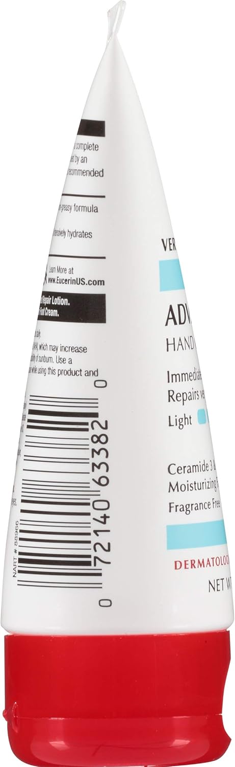 Eucerin Advanced Repair Hand Cream -Hand Lotion for Very Dry Skin - 2.7 oz Tubes