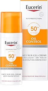 Eucerin Oil Control Face Sun Gel-Creme LSF 50+, 50 ml Cream