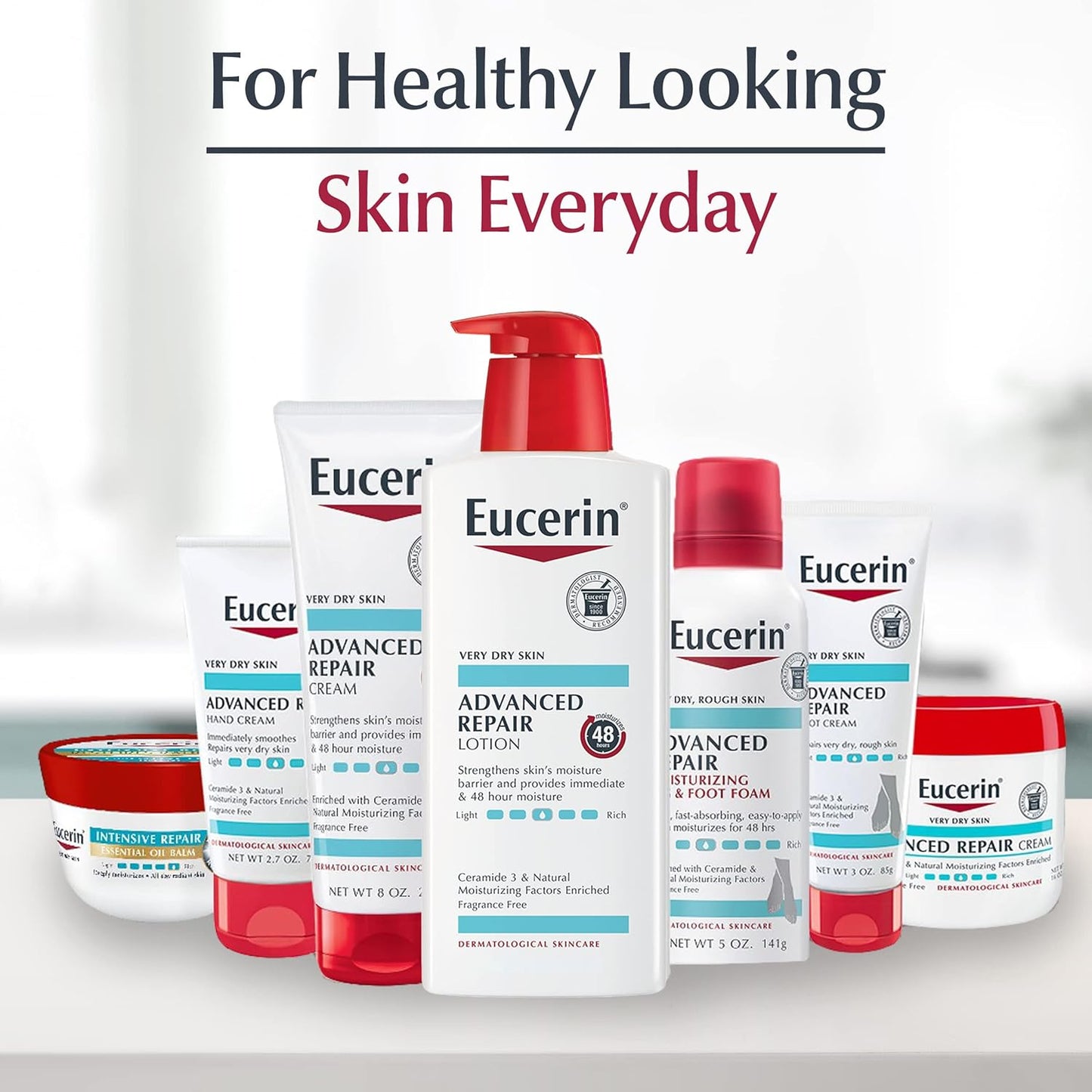 Eucerin Advanced Repair Hand Cream -Hand Lotion for Very Dry Skin - 2.7 oz Tubes