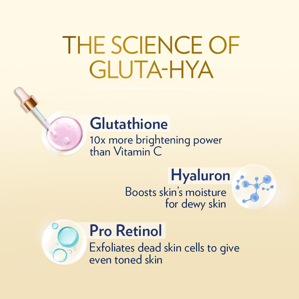 Vaseline Healthy Bright Gluta-Hya Serum Burst UV Lotion Flawless Bright.